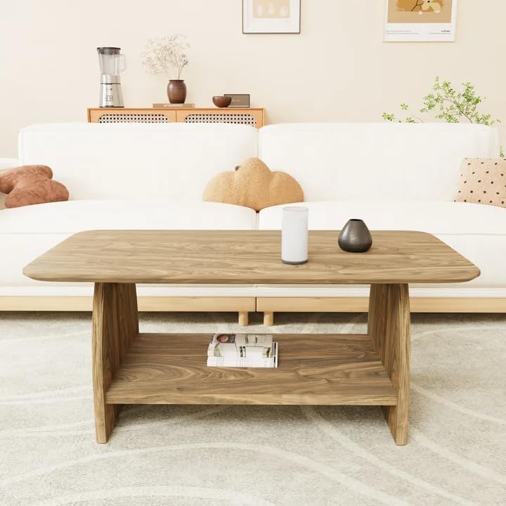 Modern Round Coffee Table, Luxury Black Gold Glass Coffee Table, 36" Center Table Living Room Table, Gold Stainless Steel Irregular Leg, Double-Layer Structure, Black Glass Desktop