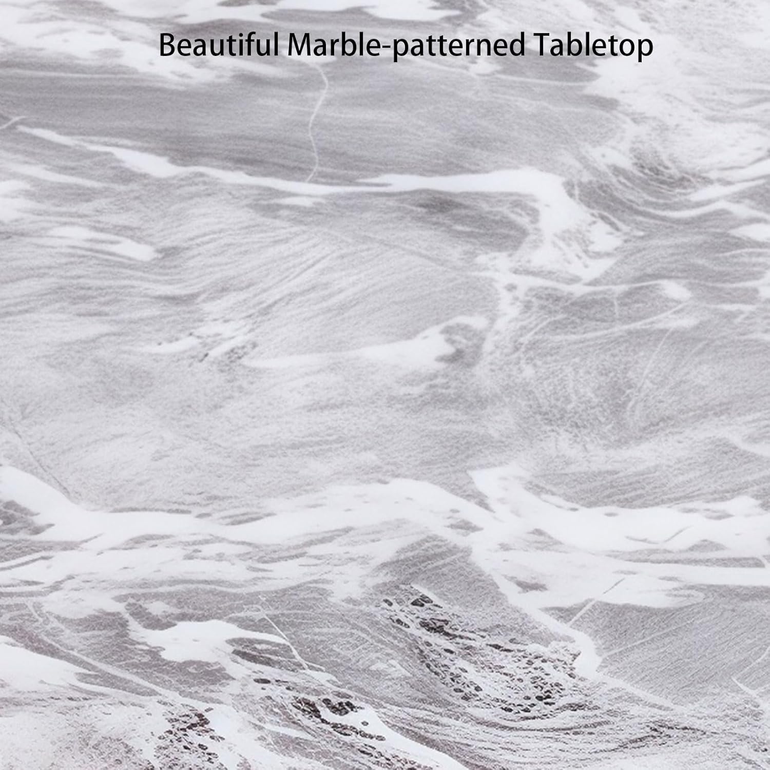 Marble Coffee Table for Living Room, Modern Luxury Rectangle Coffee Table with Storage, Tea Tables for Small Space Office Apartment (43" L×22.4''W×18''H-Grey)